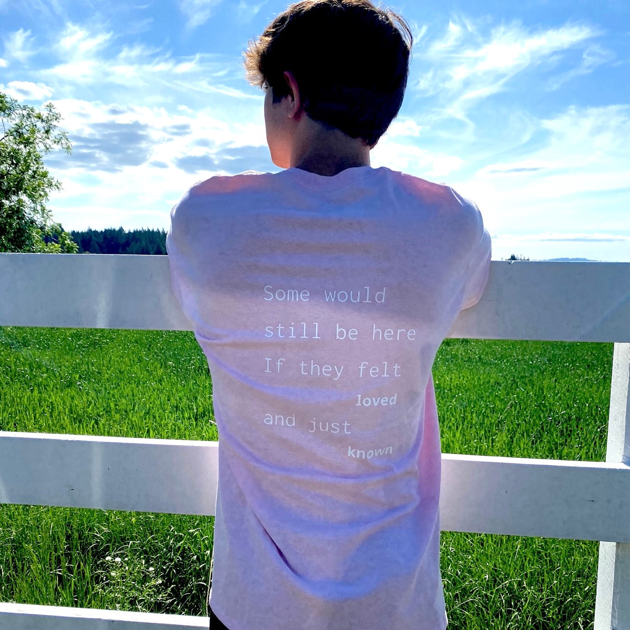 002-B-LIGHTPINK - be love shirt - Some would still be here