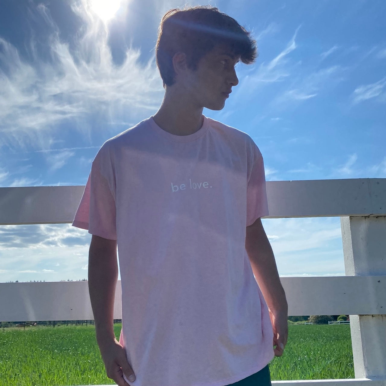 002-B-LIGHTPINK - be love shirt - Some would still be here